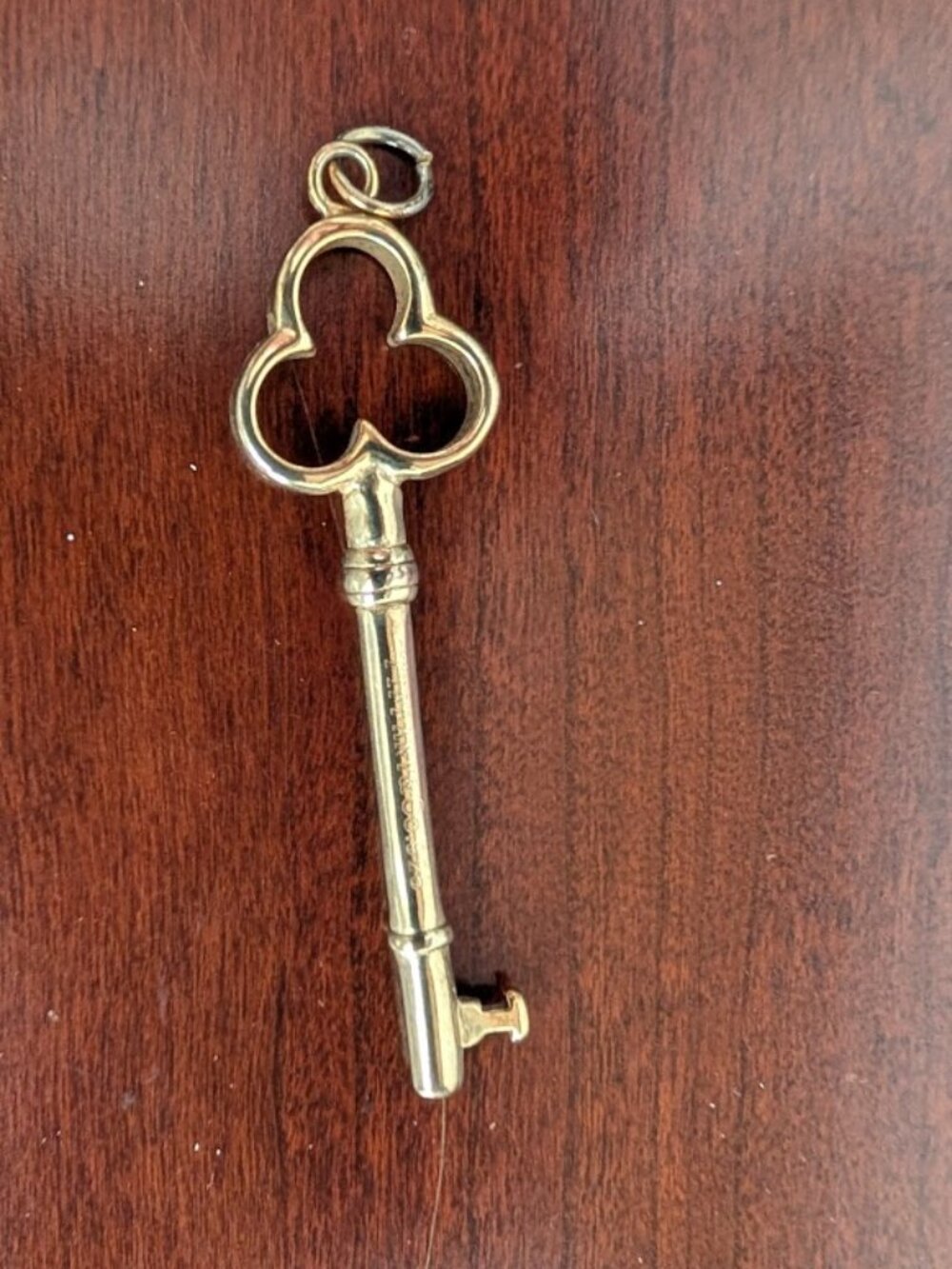 Gold tone Key Pendant for Necklace
